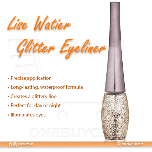 Lise Watier Eyeliner [Smokey Gold Glitter Eyeliner] Smooth Application - One Buy Club