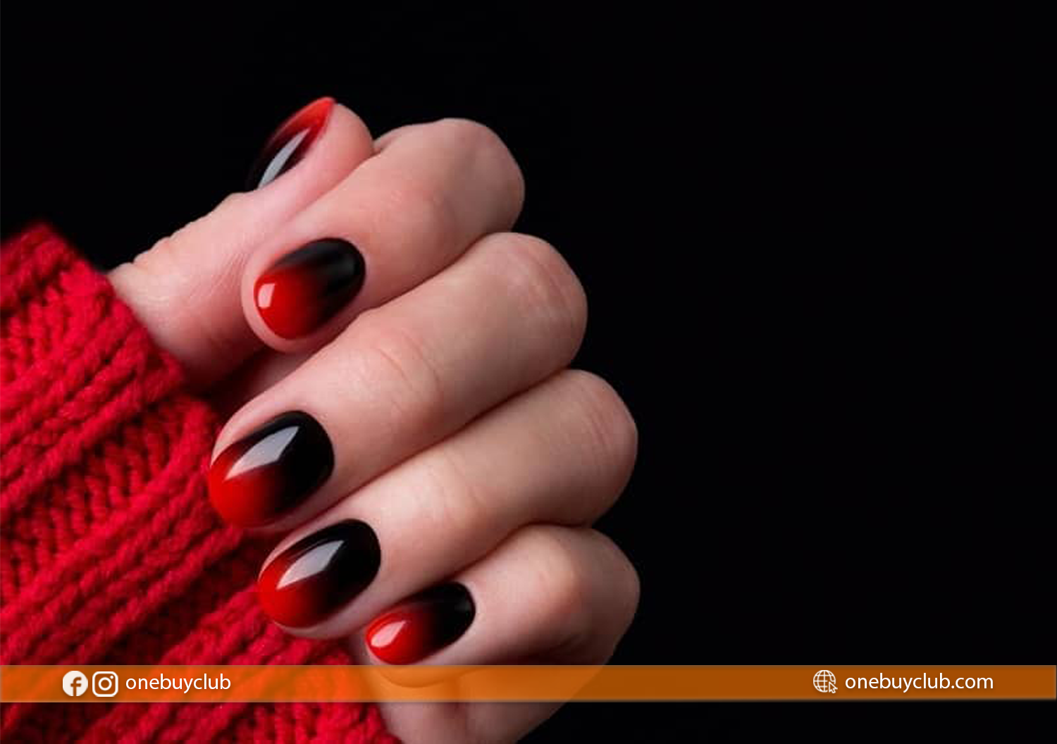 One Buy Cub: How to Do Black and Red Ombre Nails? Are Ombre Nails in Fashion?